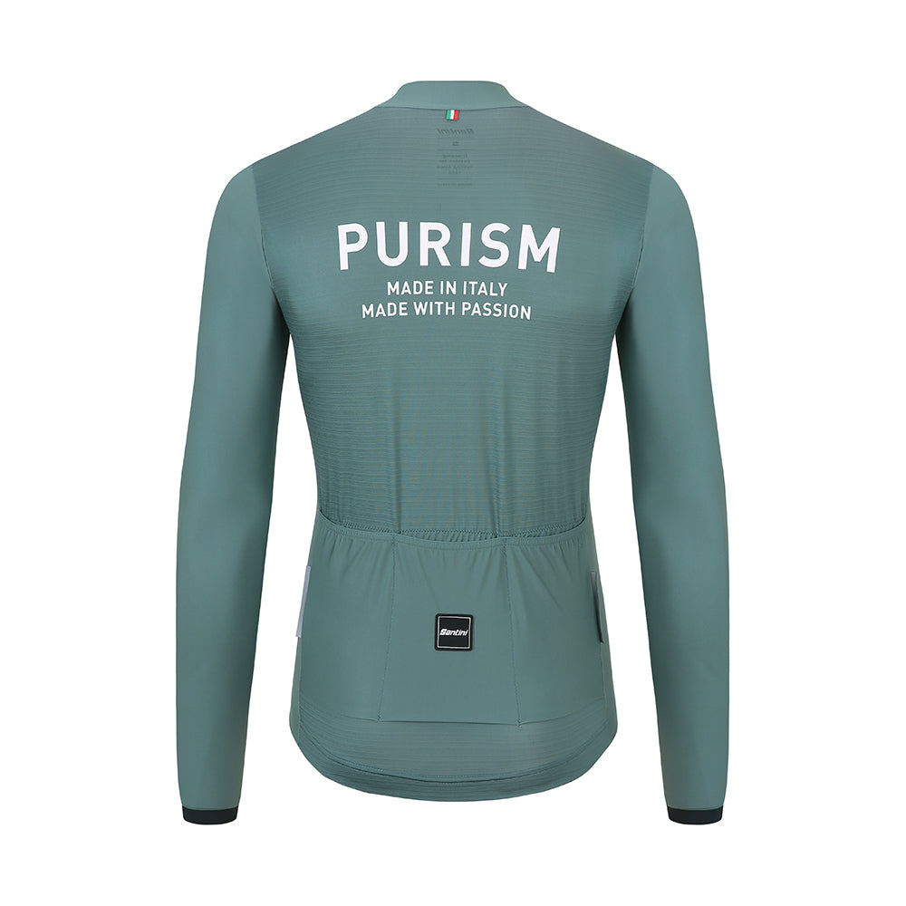 Santini SS23 PURISM Classic L/S Jersey Dusty Teal Classic Fit