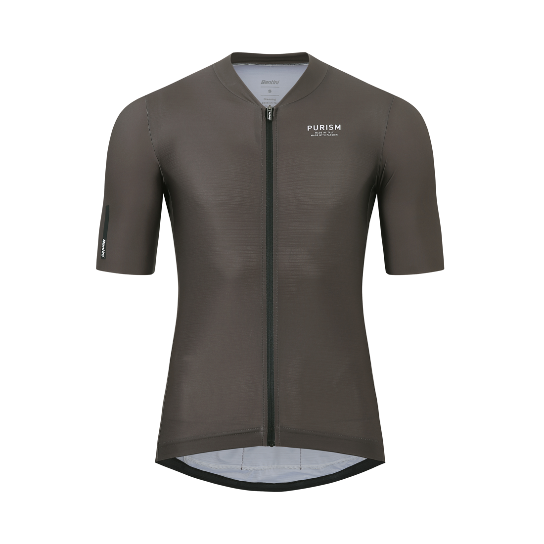 Maglia Santini SS23 PURISM Classic M/E Espresso Vestibilità Classica 