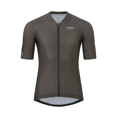 Maglia Santini SS23 PURISM Classic M/E Espresso Vestibilità Classica 