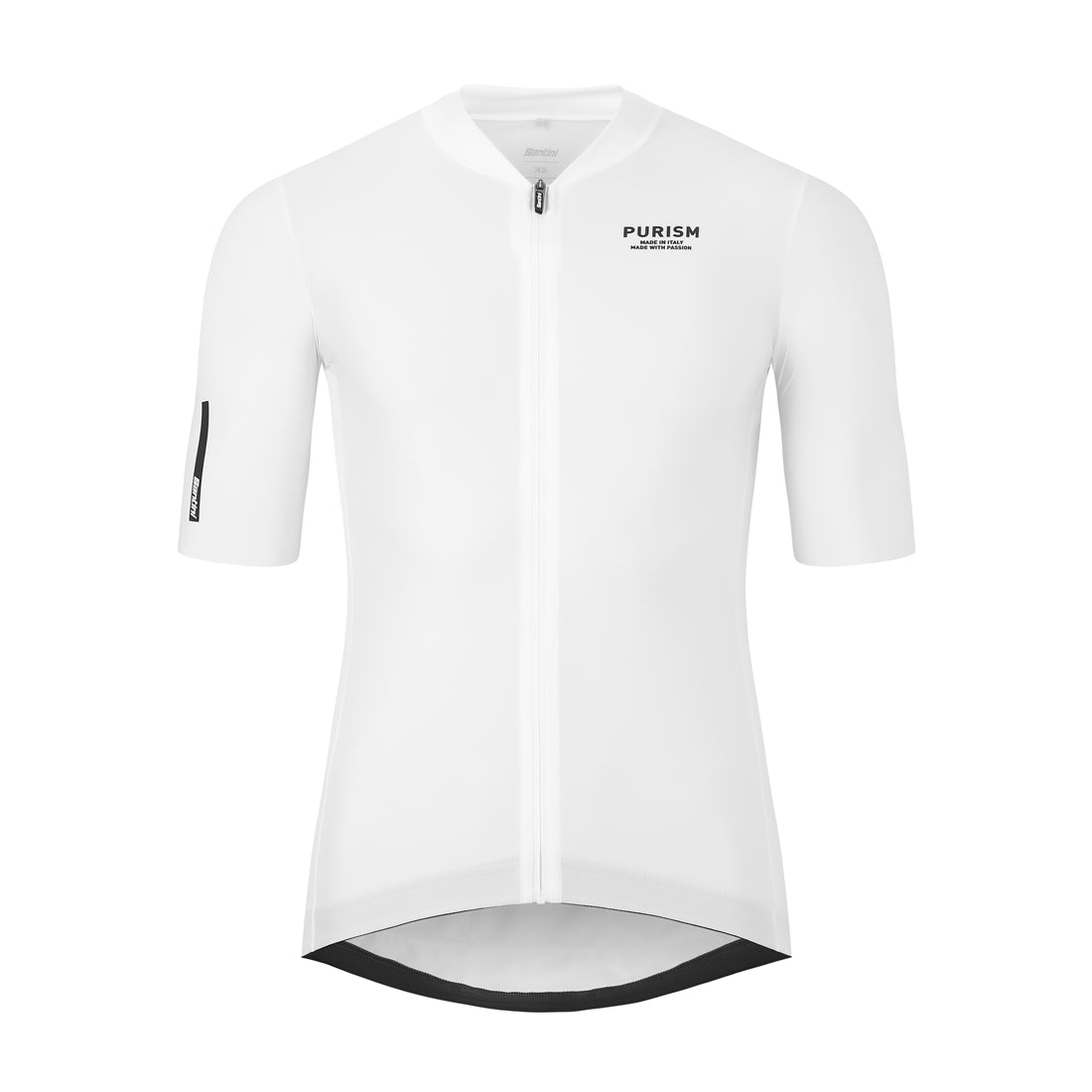 Santini SS23 PURISM Classic S/S Jersey White Classic Fit