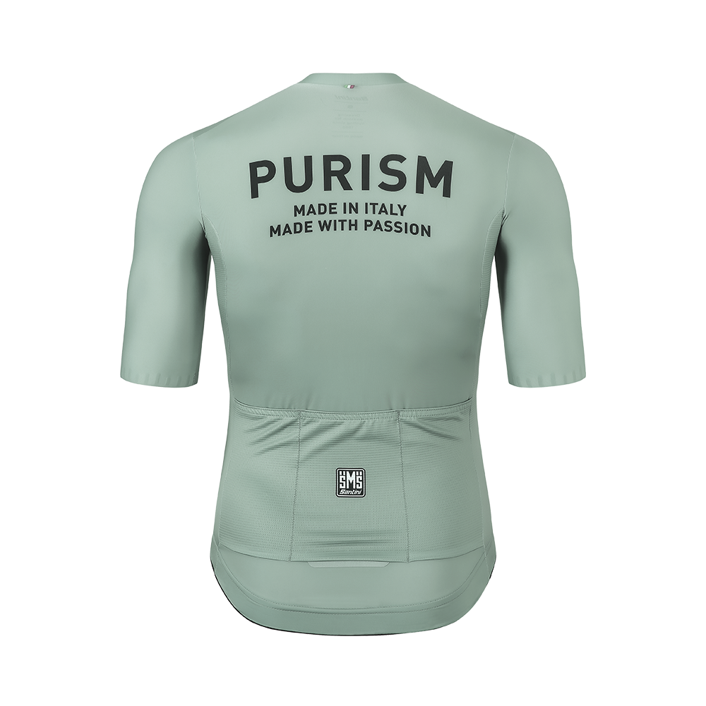 Santini SS23 PURISM Race S/S jersey Sage Green Sleek fit