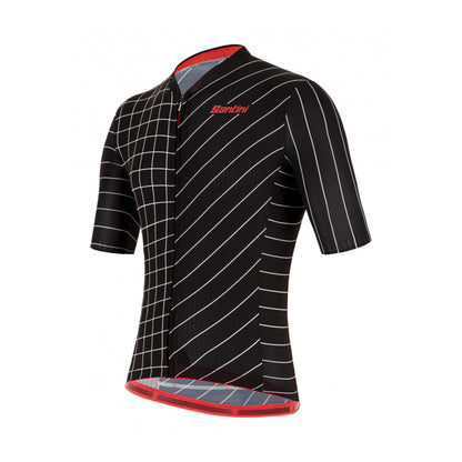 Santini SS21 Sleek Dinamo Race S/S jersey Black Sleek Fit