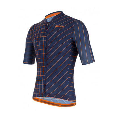 Maglia Santini SS21 Sleek Dinamo Race S/S Navy Sleek Fit 