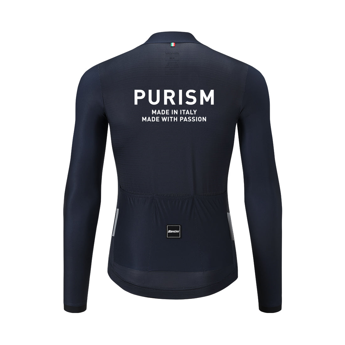 Santini SS24 PURISM Classic L/S Jersey Blueberry Classic Fit