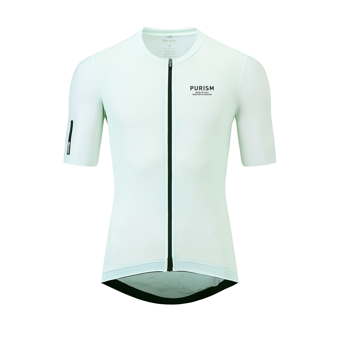 Santini SS24 PURISM Basic S/S Jersey Blue Blush Slim Fit