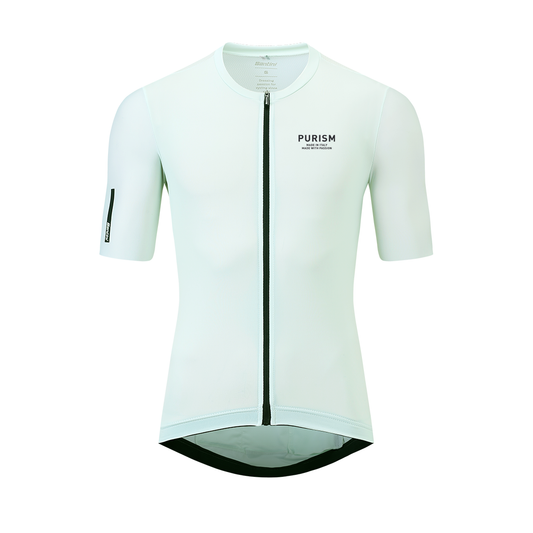 Santini SS24 PURISM Basic S/S Jersey Blue Blush Slim Fit