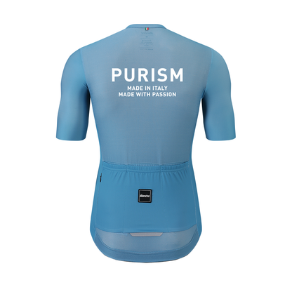 Santini SS24 PURISM Basic S/S Jersey Larkspur Slim Fit