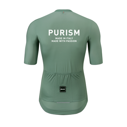 Santini SS24 PURISM Race S/S jersey Watercress Sleek fit