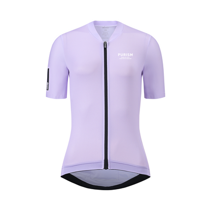 Santini SS23 PURISM Race S/S Jersey Pastel Lilac Sleek Fit for Woman